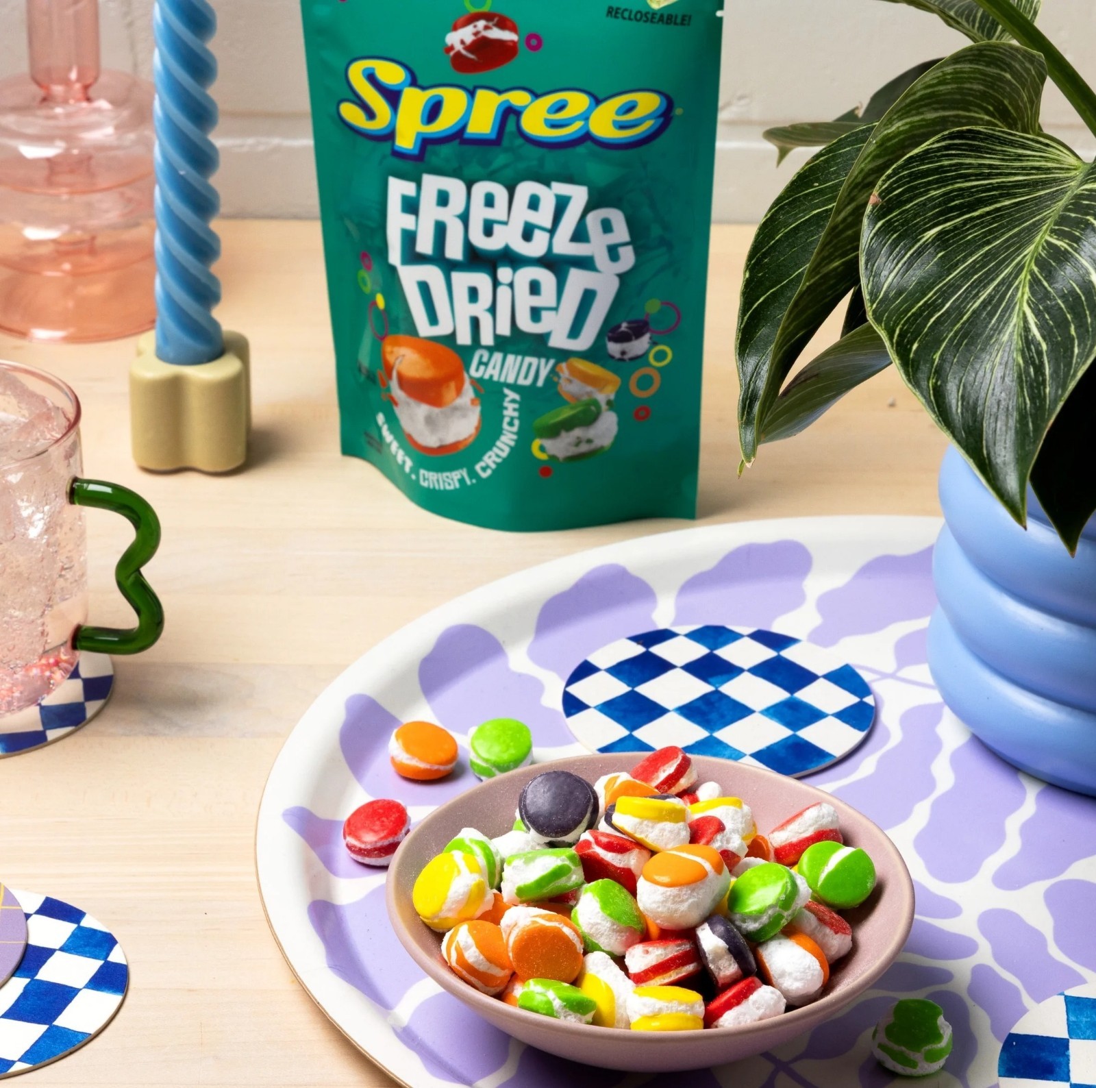 Spree Freeze-Dried Candy – Fruity Flavored, 4 oz Bag