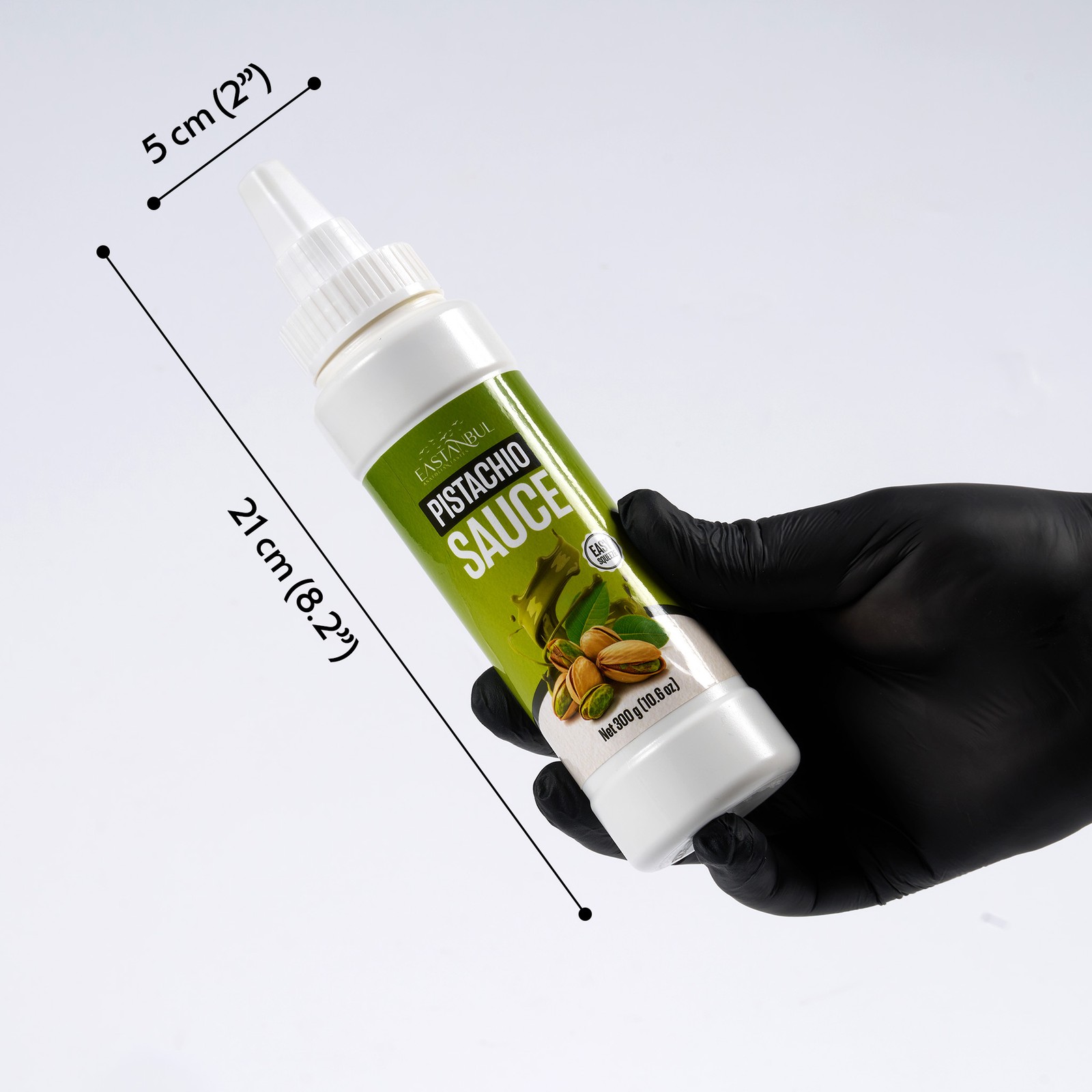 Eastanbul Pistachio Sauce, Pistachio Drizzle, Sauce for Coffee, 10.6oz