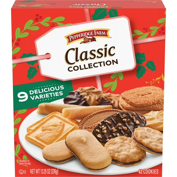 ⭐ Pepperidge Farm Holiday Classic Cookie Collection 13.25 oz – 9 Varieties – Lim