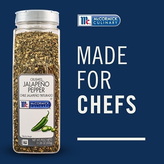 Mccormick Culinary Crushed Jalapeno Pepper, 11.28 Ounce, 6 Per Case