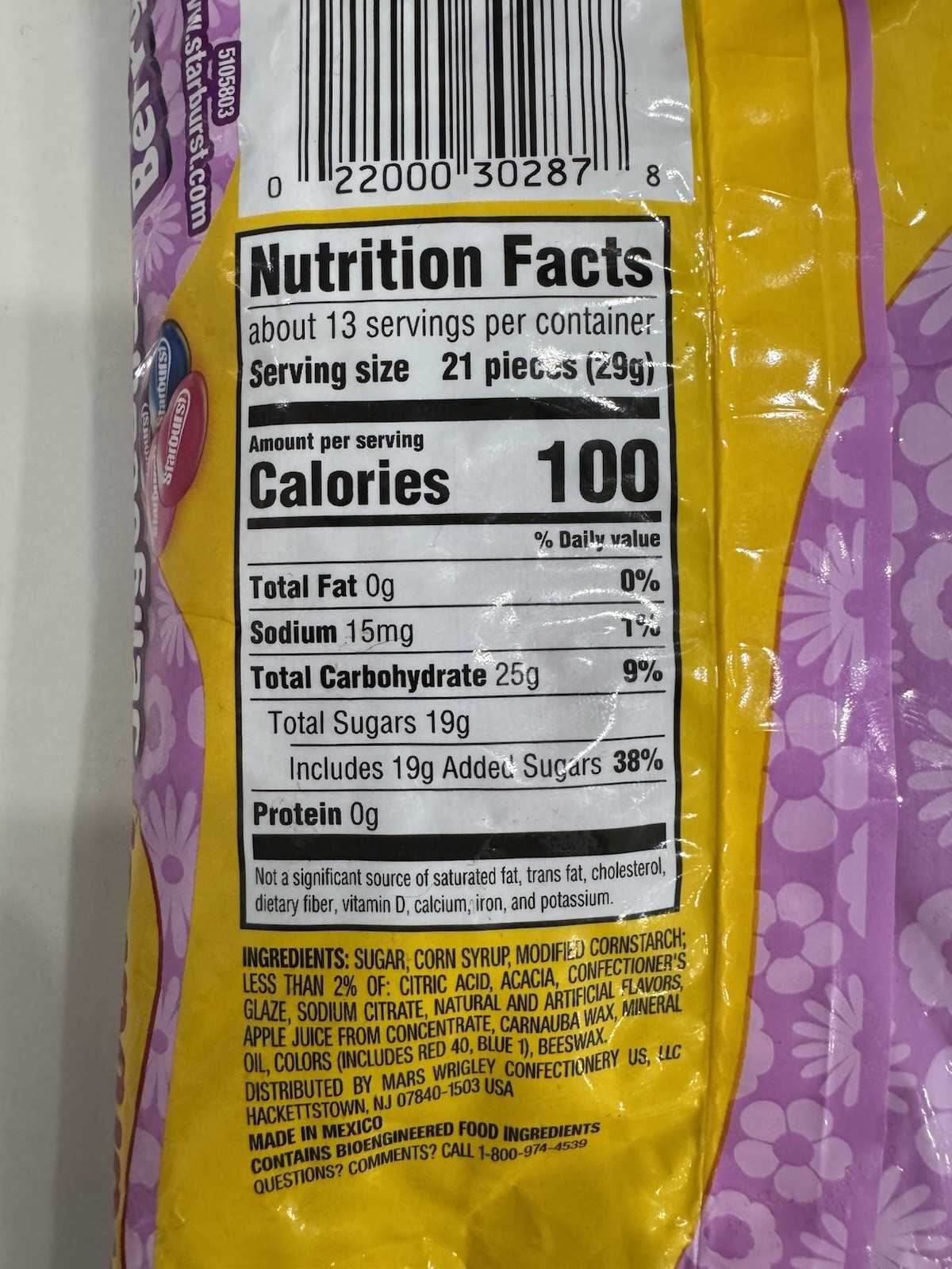 Starburst Jelly Beans Berry Burst Easter 2-Bags 14 oz. Each Candy ~ Exp 11/2026