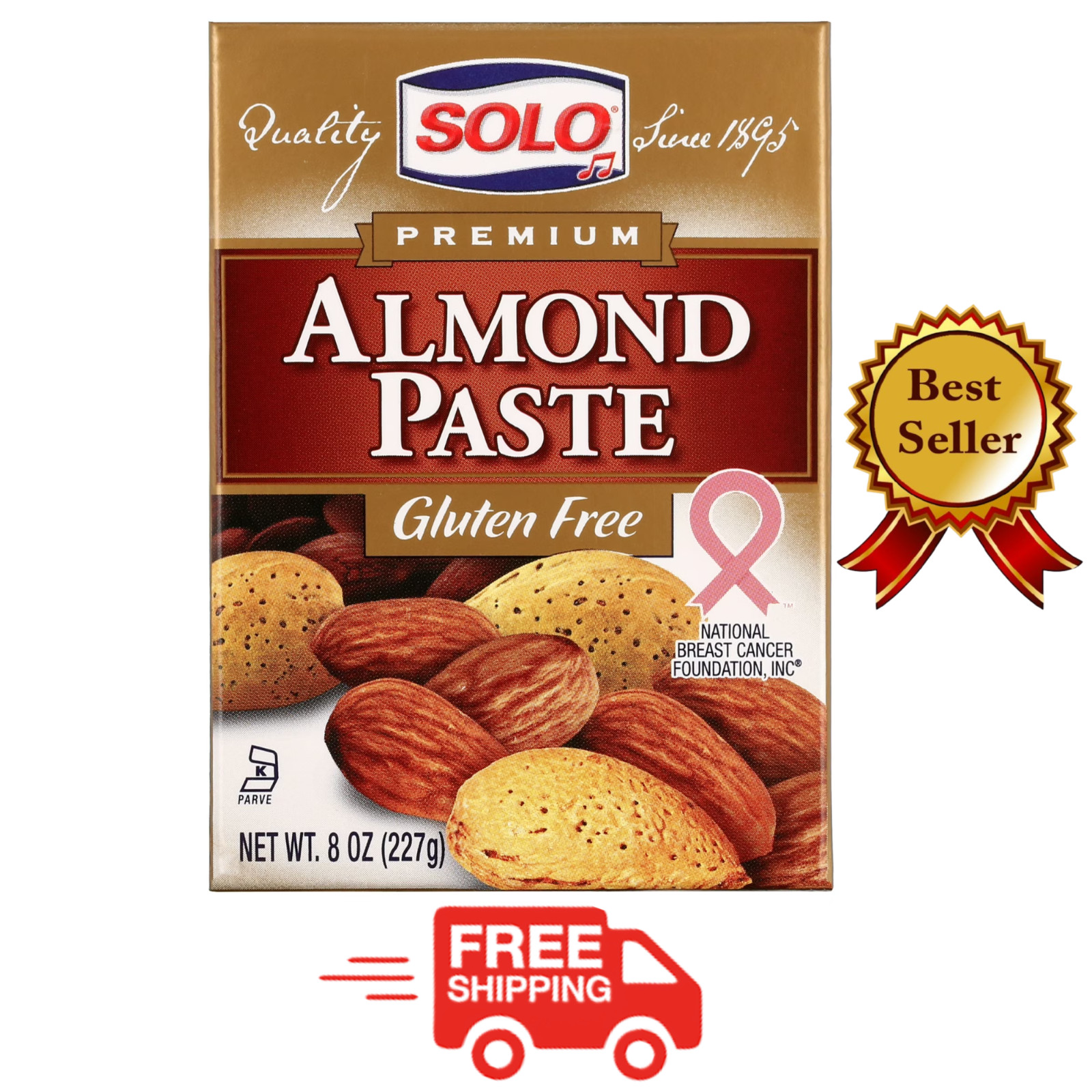 Solo Gluten-Free Almond Paste, Baking Mix Box 8 oz…