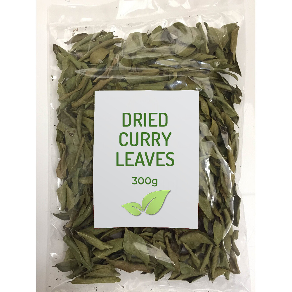 Curry Leaves Organic Well Cleaned Dried 100% Pure 300g