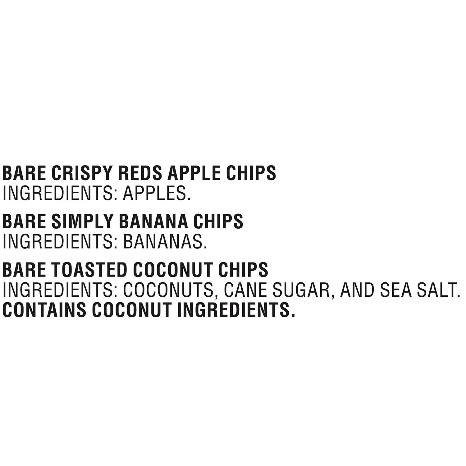 Bare Baked Crunchy Variety Pack, 0.53 Ounce (Pack of 18)