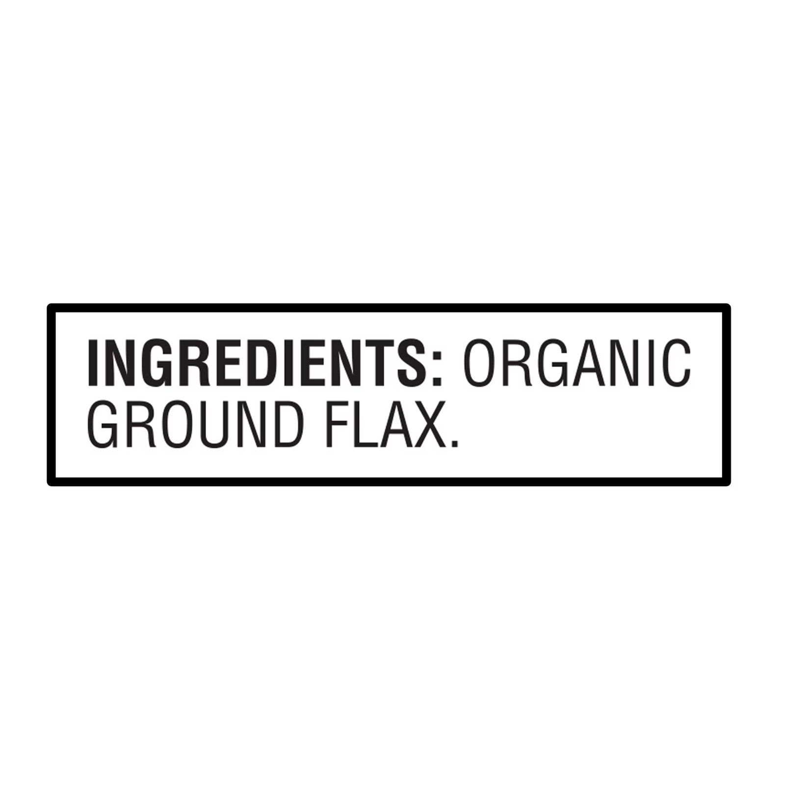 Great Value Organic Ground Flax Seed – 32 oz