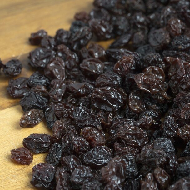 Bulk Black Thompson Raisins 25 Pound Wholesale Value Box