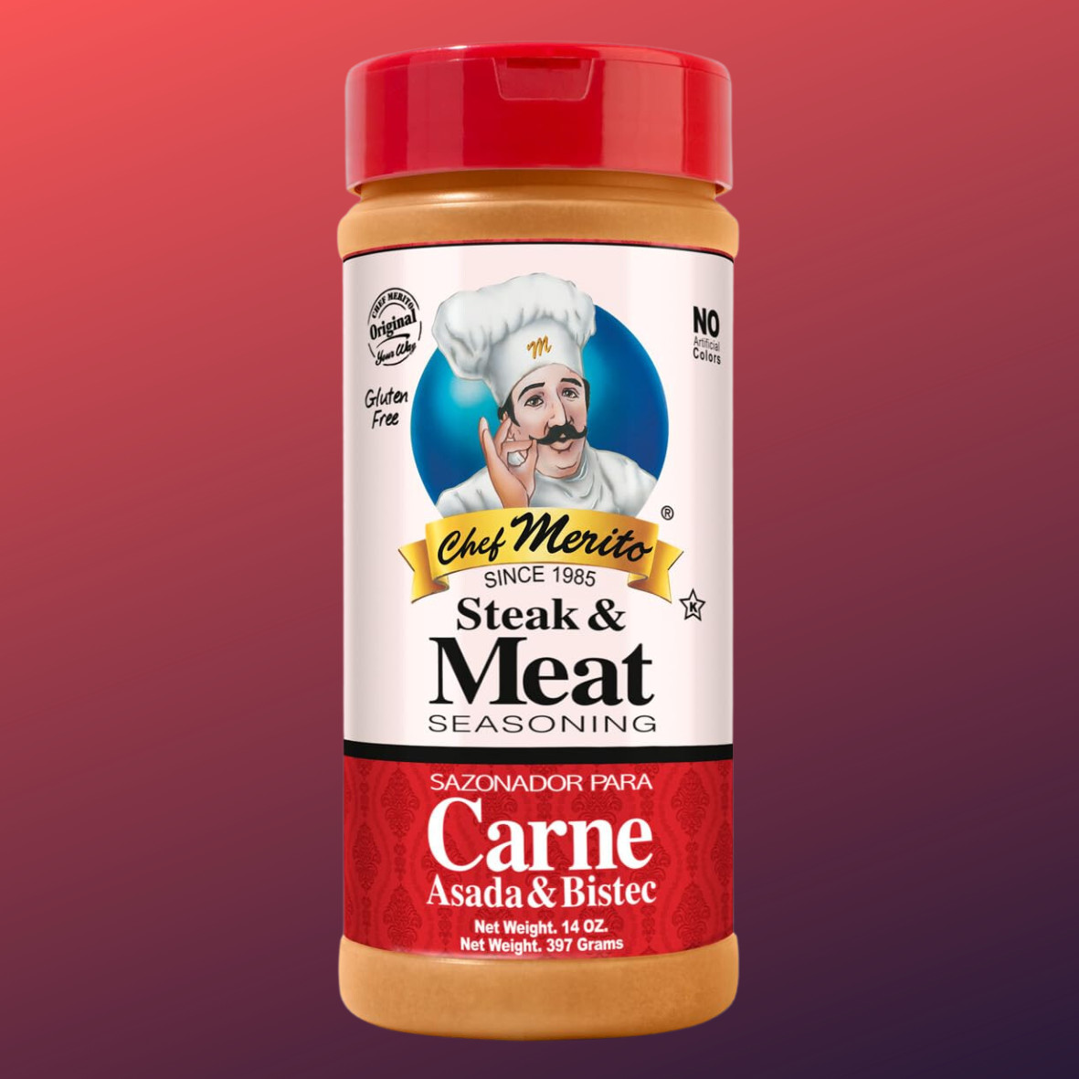 Chef Merito Carne Asada Meat Seasoning 14 ounces