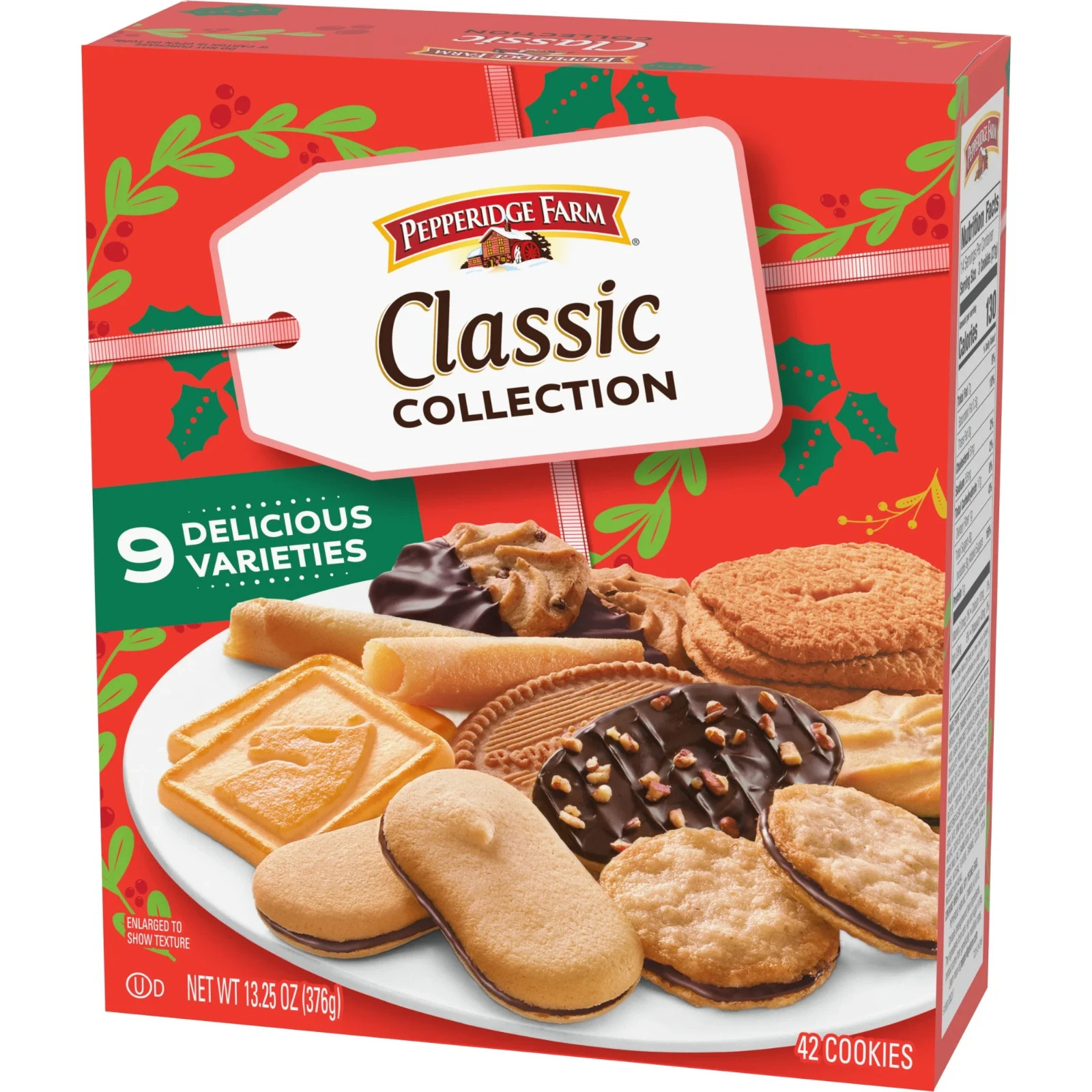 ⭐ Pepperidge Farm Holiday Classic Cookie Collection 13.25 oz – 9 Varieties – Lim