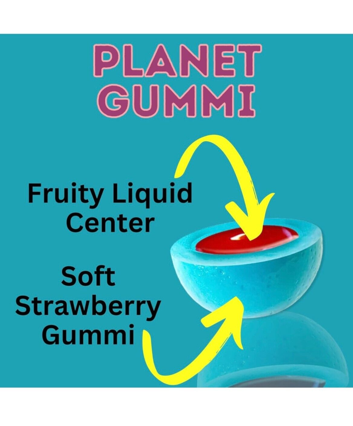 2 Pack Efrutti Herbert’s Best Planet Gummi Tik Tok – 2.6 oz Bags Each