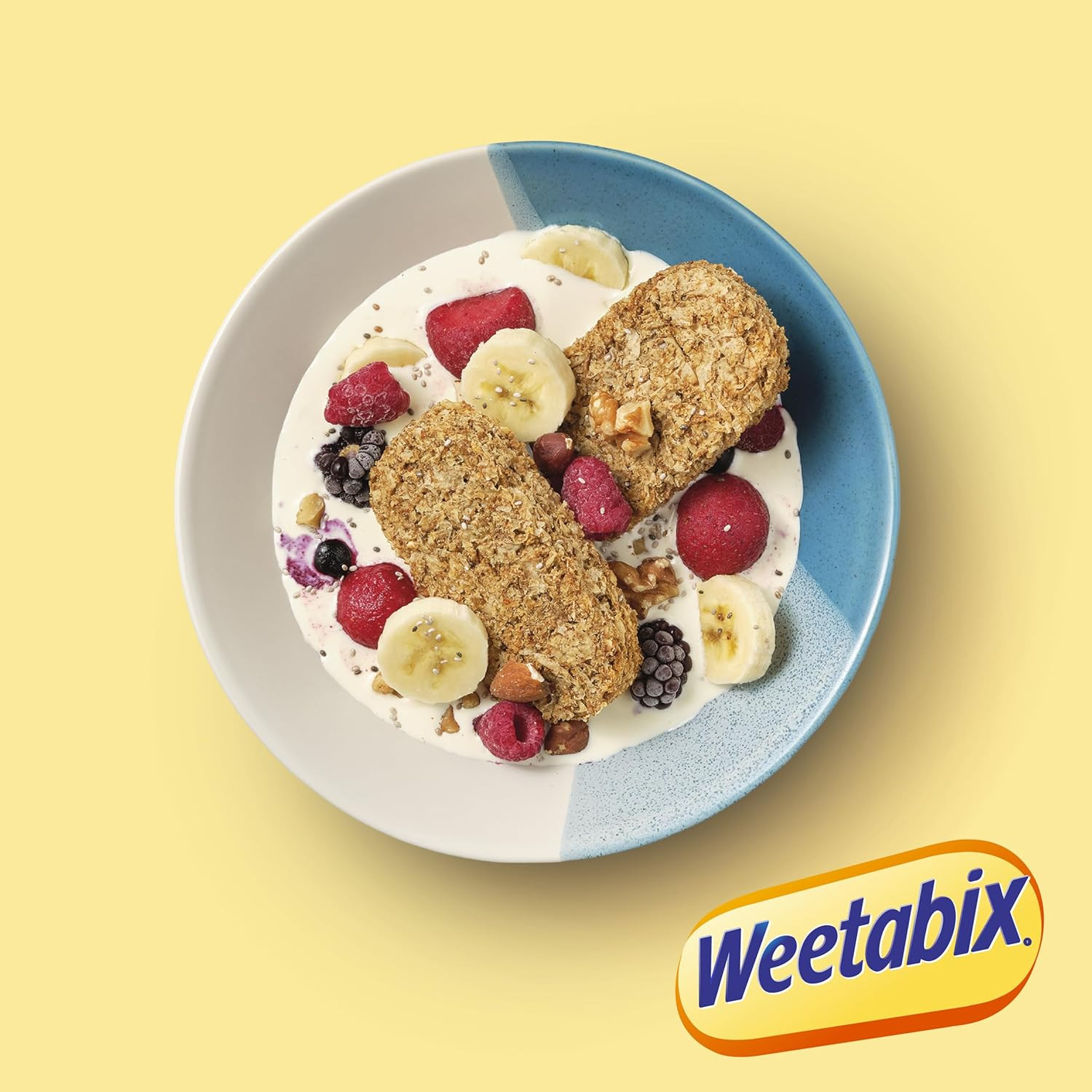 Weetabix Biscuits Whole Grain Cereal, Good Source of Fiber, Low in Fat, Heart He