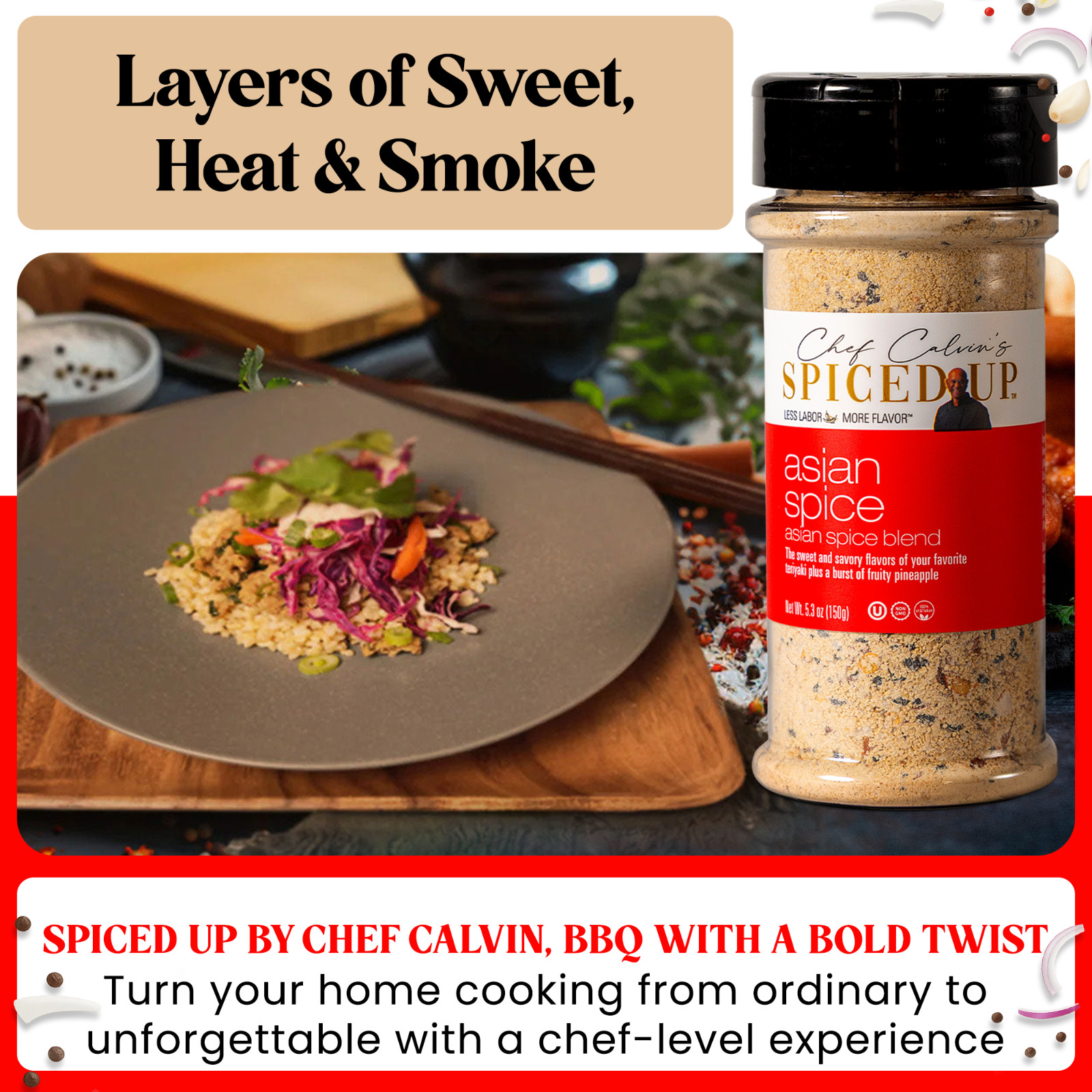 Secret Sauce & Asian Spice Seasoning | Kosher Cooking & Grilling Blend