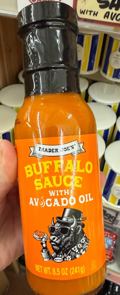 2 Pack Trader Joe’s Buffalo Sauce with Avocado Oil 8.5 oz each Dairy-Free Vegan