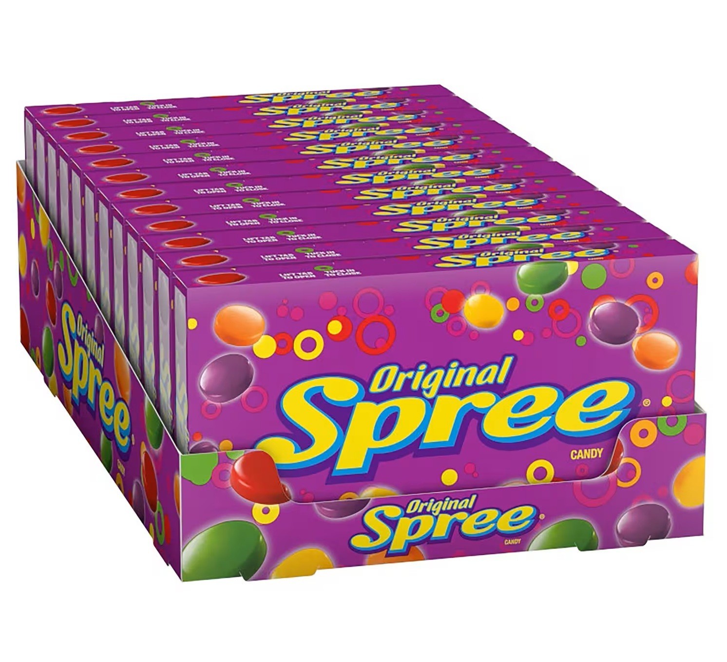 Original Spree Fruit-Flavored Candies Theater Boxes 60 oz. – 12 Pc.