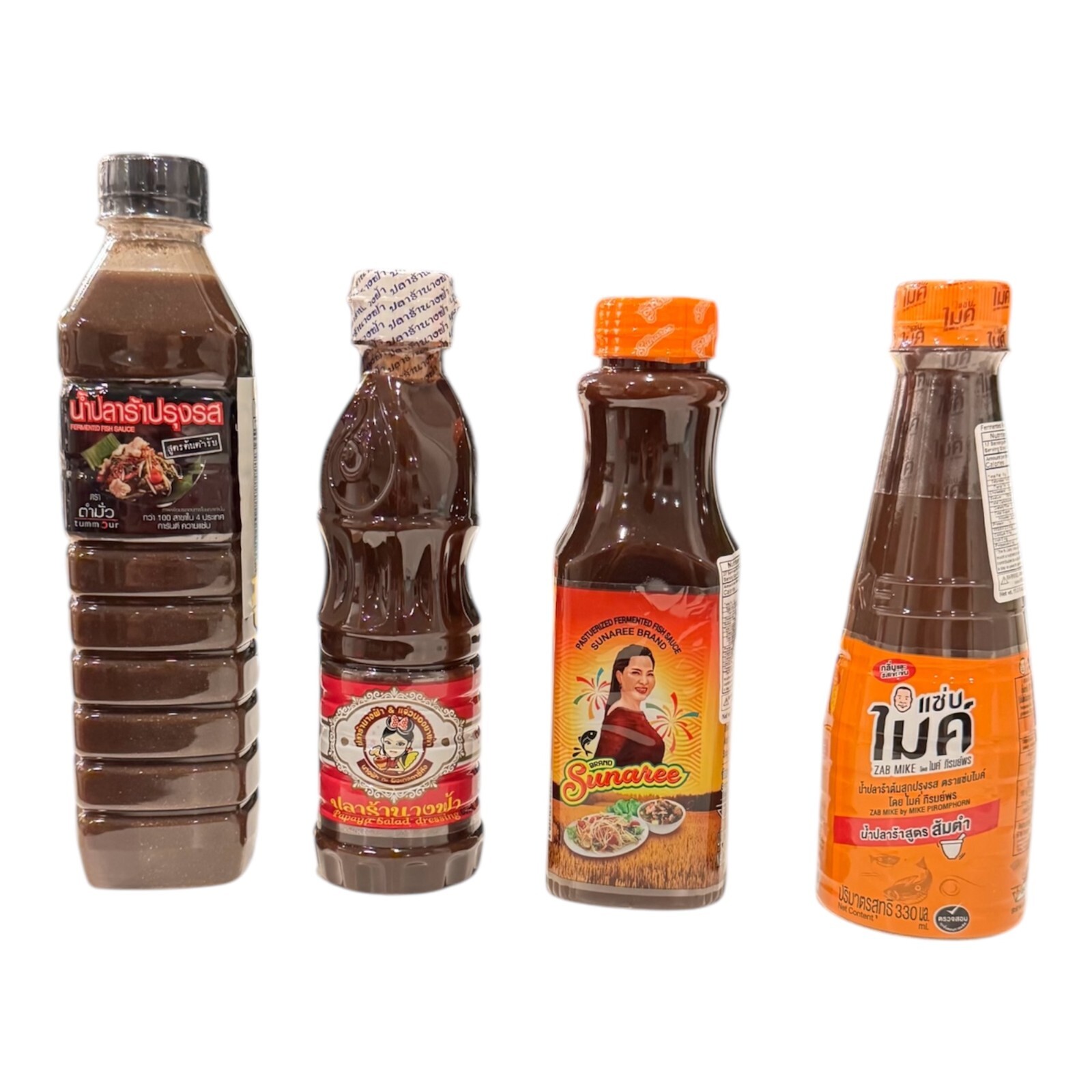 Zab Mike Sunaree Tummour NangFa Fish Fermanted Fish Sauce Papaya Salad Dressing
