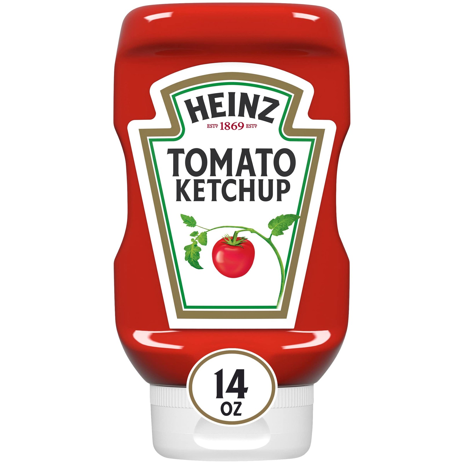 Heinz Tomato Ketchup, 14 oz Bottle 14 Ounce (Pack of 1)