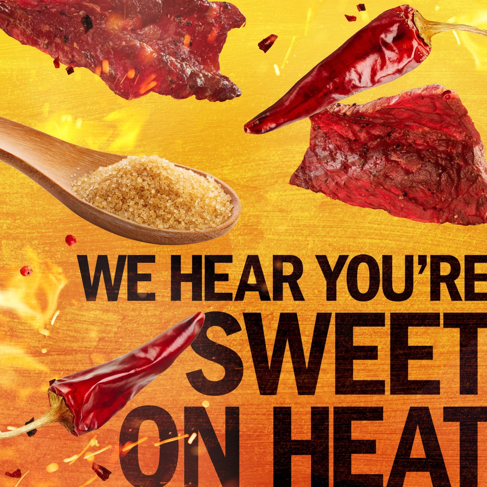 Jack Link’s Beef Jerky, Sweet & Hot – Spicy Everyday Snack, 9g of Protein and 80