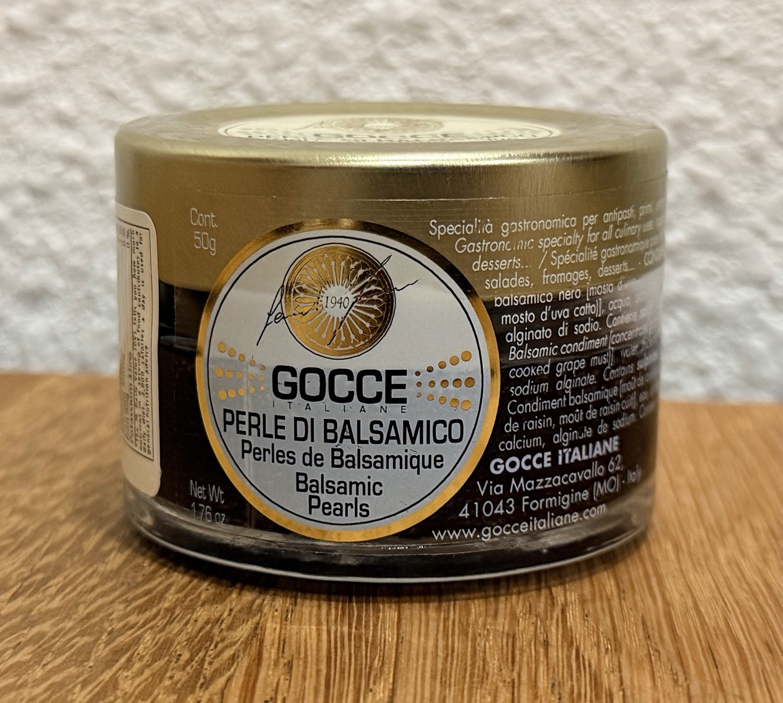 Classic Balsamic Pearls by Gocce Italiane