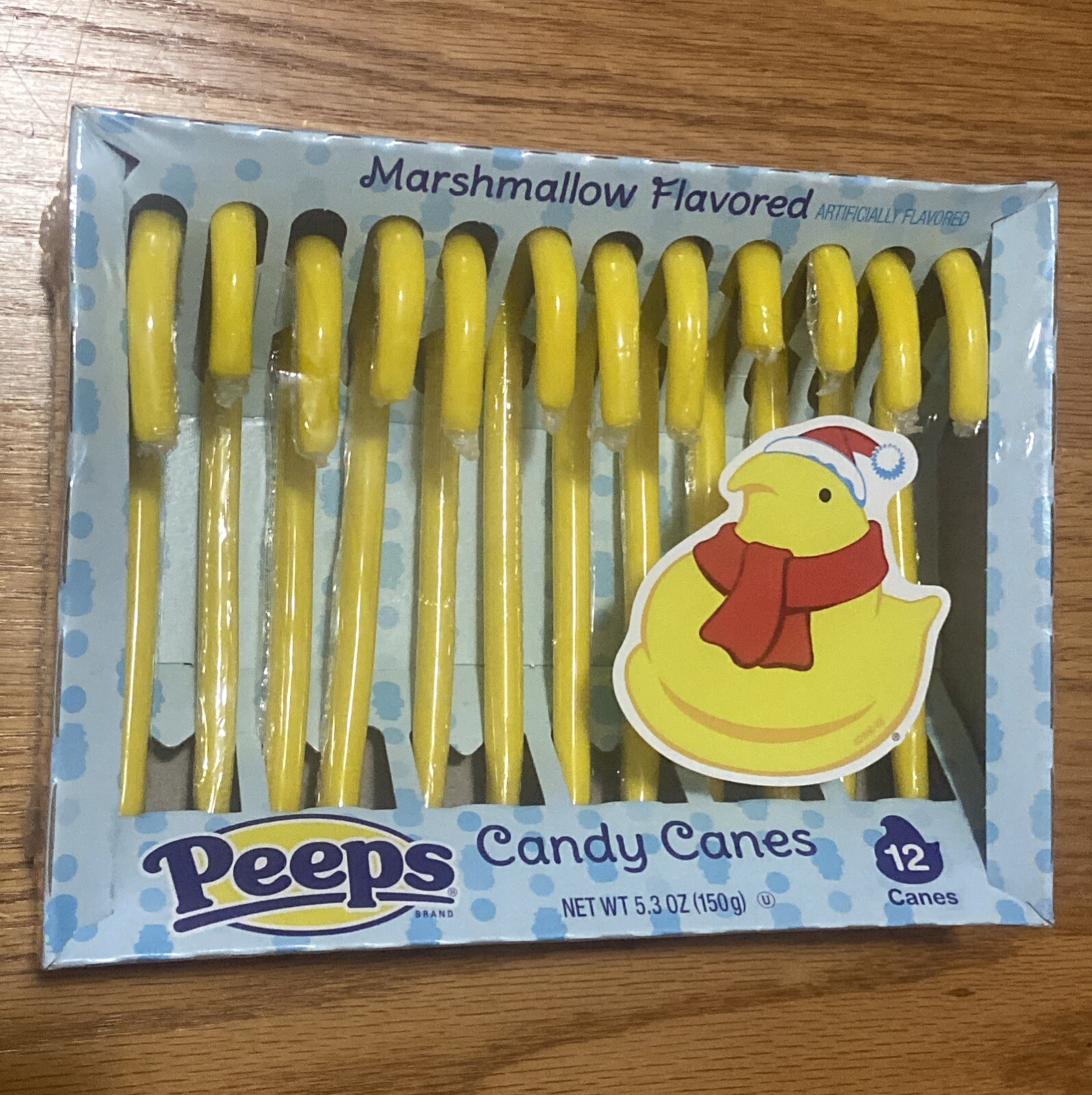 Peeps Marshmallow Flavored Candy Canes, 12 Ct Box, 5.3 Oz