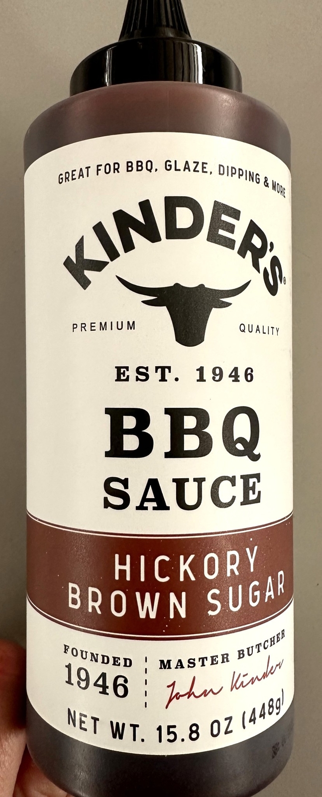 Kinder’s Roasted Garlic BBQ Sauce: Premium Quality; 15.5OZ