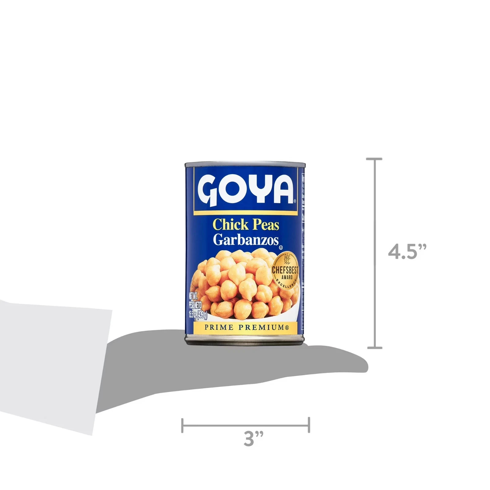 (6 pack) GOYA Chick Peas (Garbanzo Beans) 15.5 oz Can