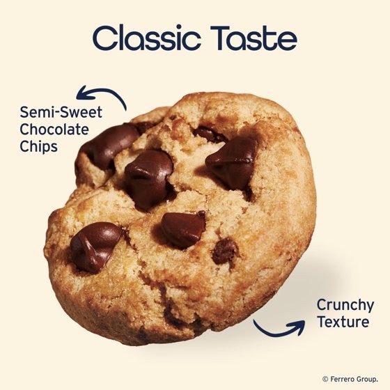 Famous Amos Classic Chocolate Chip Cookies, Bite-size cookies, Sweet Treats, 10