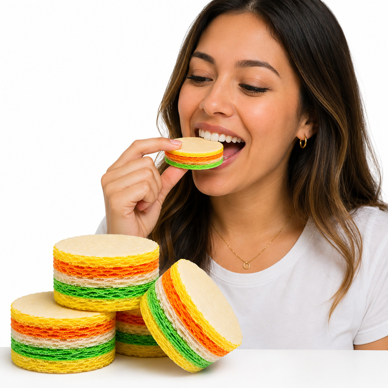 Oblea Arcoiris Mini 12-pcs bag with 1.7-oz