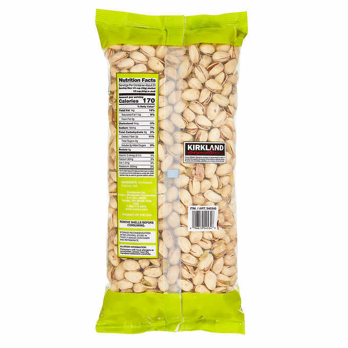 Kirkland Signature In-Shell Pistachios Roasted & Salted, 3 Lbs – US Fresh Kosher