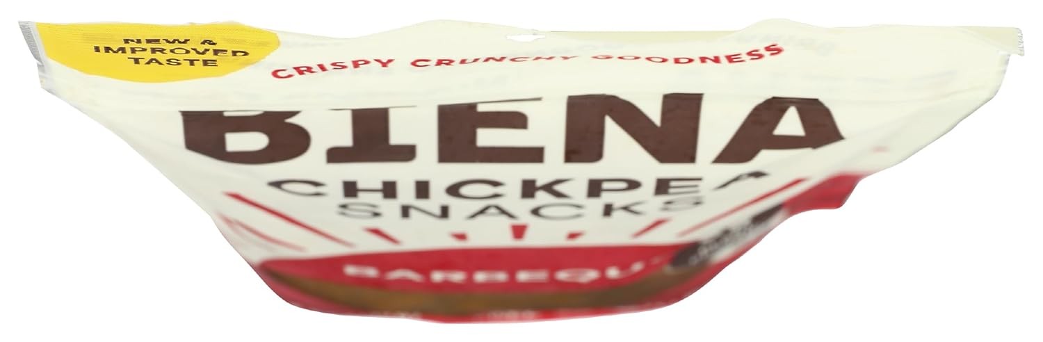 Biena Foods, BBQ Roasted Chickpea Snack, 5 Ounce