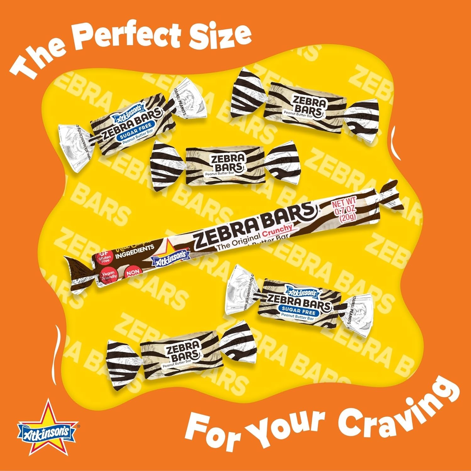 Atkinson’s Classic Peanut Butter Bars 4oz – Wholesome Treats for Every Occasion