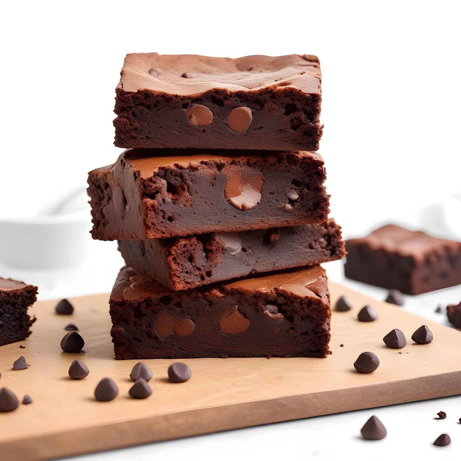 David’S Cookies Gluten-Free Chocolate Chip Brownies 9 Pack – Decadent Fresh Bake