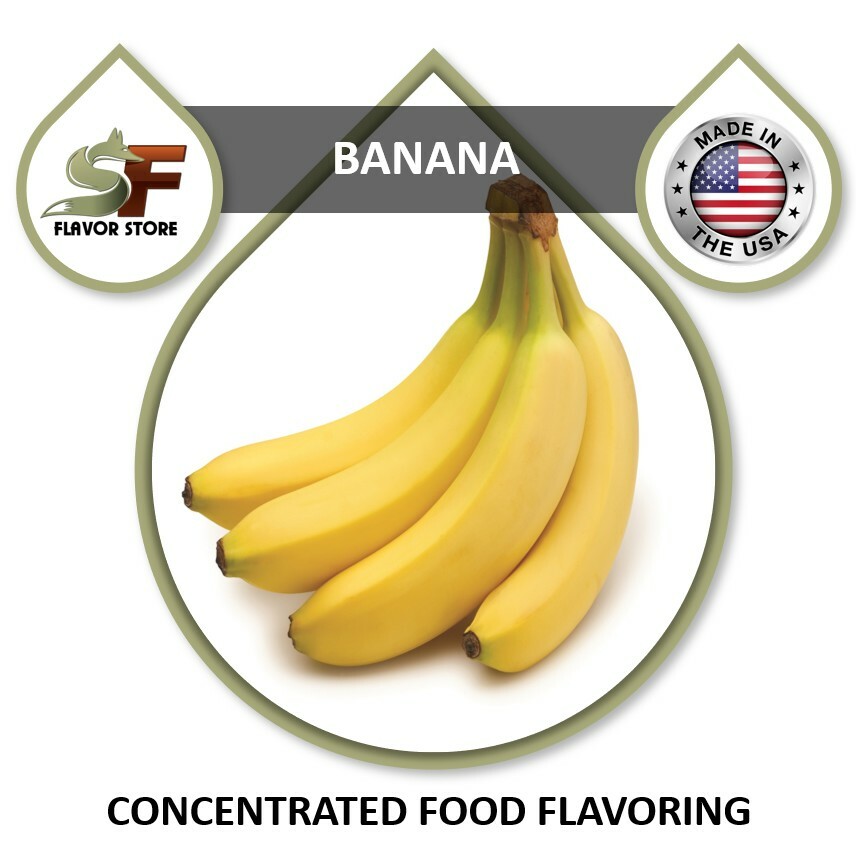 Banana Food Flavor, Flavoring Concentrate 1oz/30ml – 4oz/120ml