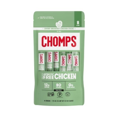 Chomps Snack Sticks Savory Breakfast Chicken Meat Sticks – 9.2oz/8ct