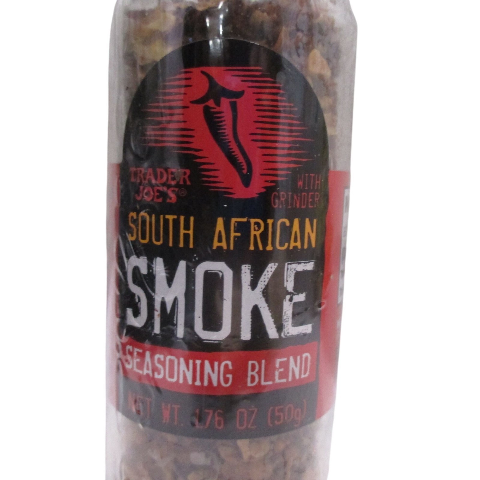 Trader Joe’s South African Smoke Seasoning Blend with Grinder 1.76 Oz (50g) RARE
