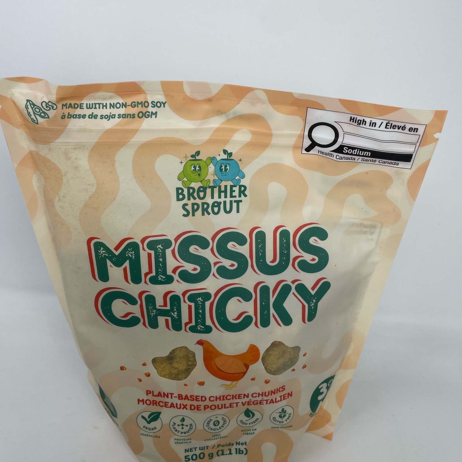 Brother Sprout Missus Chicky Plant-Based Chicken Chunks 500g (1.1 lb)