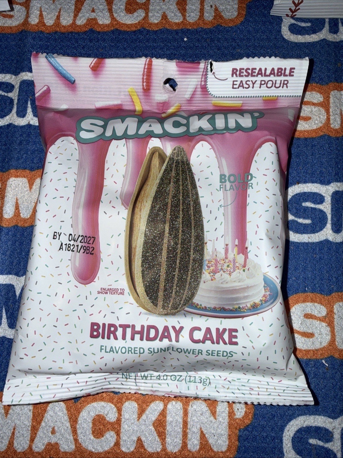 Smackin’ Sunflower Seeds – Birthday Cake – Limited Edition – SOLD OUT