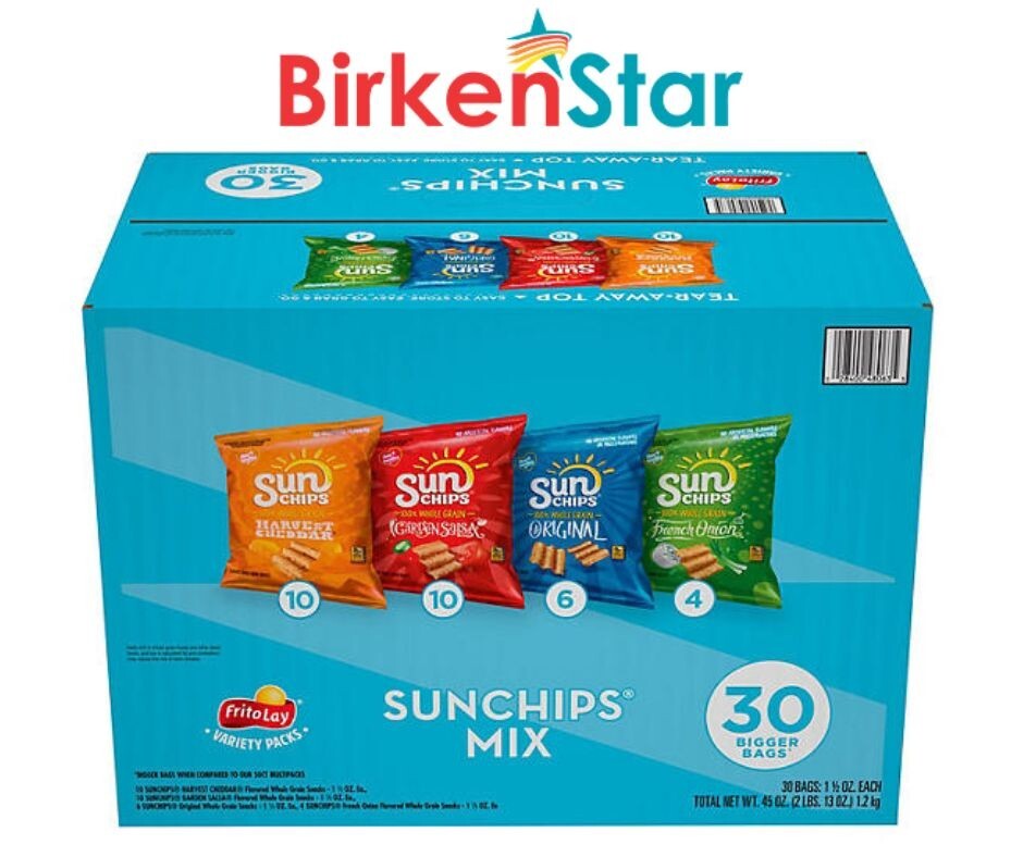 SunChips Mix Variety Pack Whole Grain Chips (30 ct.) Great Price
