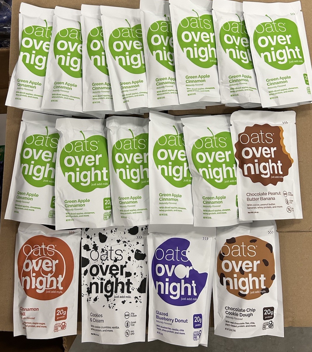 Oats Overnight 13 Green Apple Cinnamon 2.7 oz., Plus 5 More Assorted Flavors