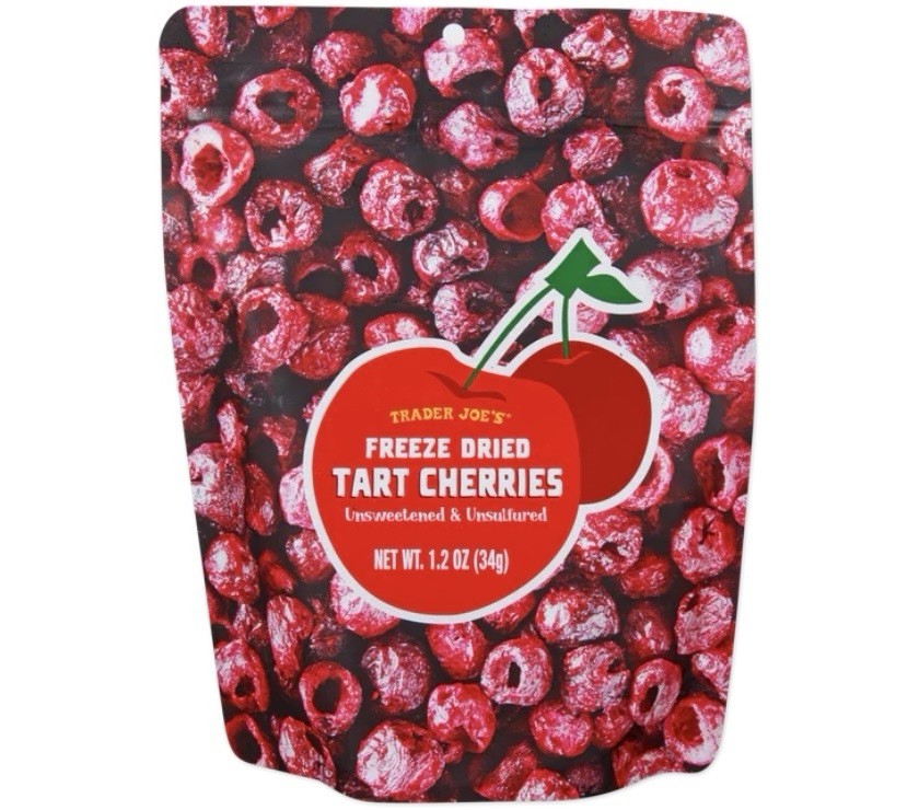 4 Packs Trader Joe’s Freeze Dried Tart Cherries -1,2 oz/34 g each – EXP 11/2027