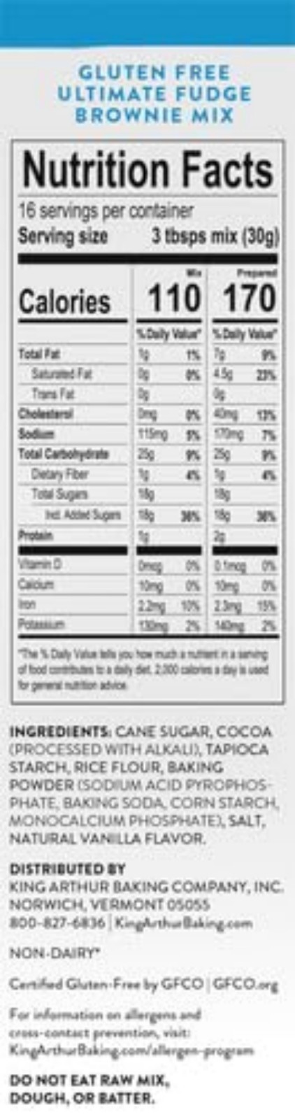 Delicious King Arthur Gluten-Free Fudge Brownie Mix, 17 Oz – Perfect for All