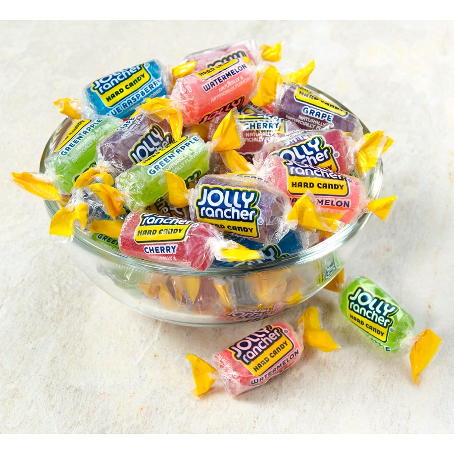 JOLLY RANCHER HARD CANDY Assorted Fruit Flavored Candies Bulk Bag 5-LB 360-PCS