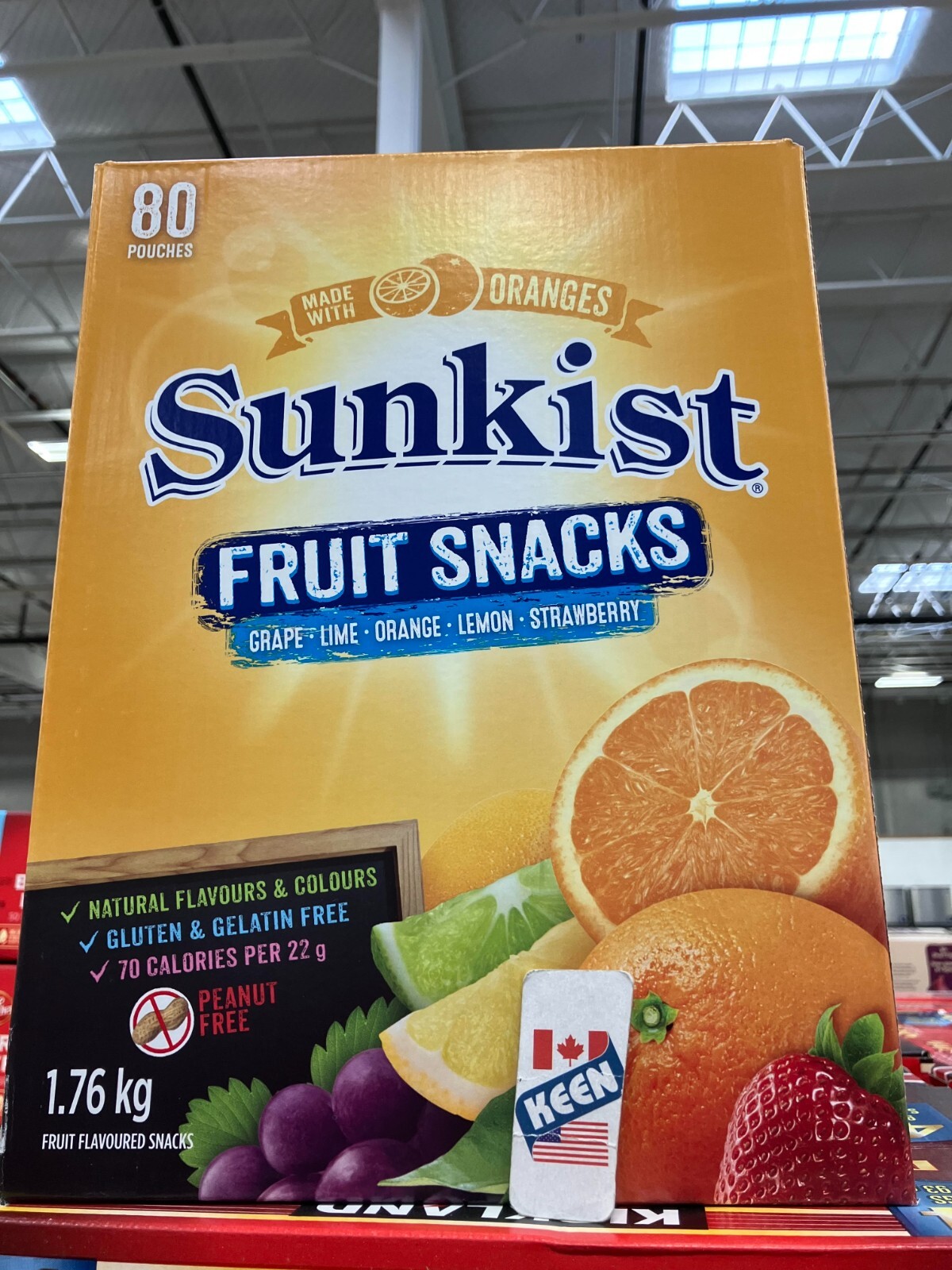 AiWaWa CA, SUNKIT Fruit Snacks, Assorted Flavours, 1.76 Kg
