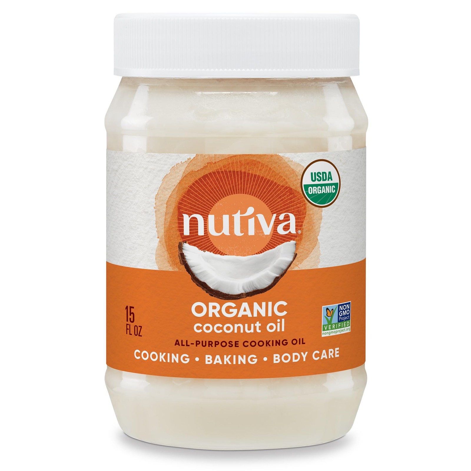 Organic SteamRefined Coconut Oil, 15 Fl Oz, USDA Organic, NonGMO, Vegan, Keto…