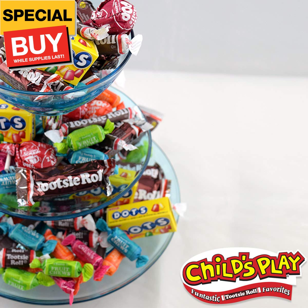 Child’s Play Candy Favorites with Bonus Mobile Game, 5 Pounds of Individually Wr