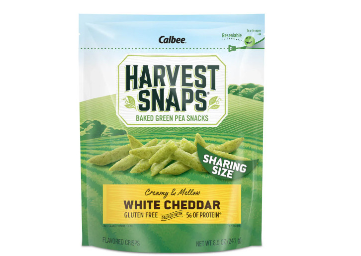 (6 PACK) HARVEST SNAPS WHITE CHEDDAR VEGGIE CHIPS