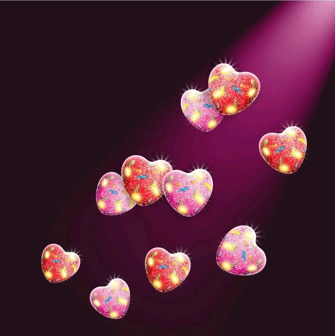 SOUR PATCH KIDS Glow Ups Hearts Soft & Chewy Valentine’s Day Candy, 8.47 Oz