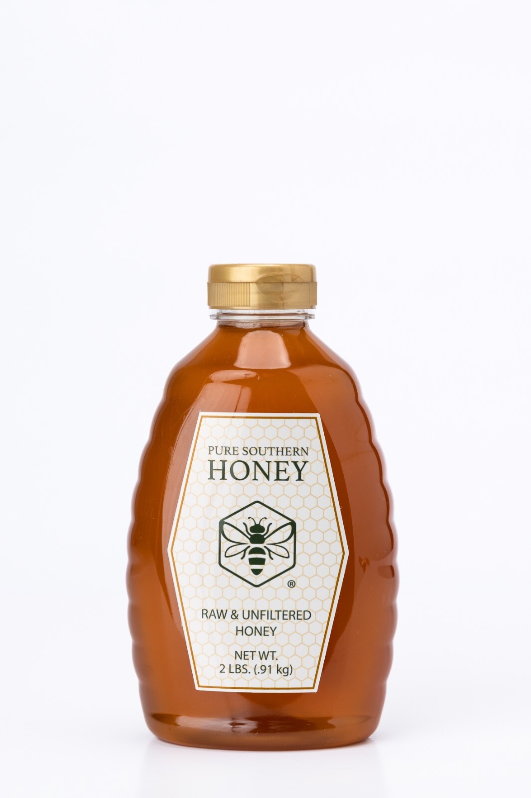 2 lbs. of 100% Raw, Unfiltered & Unheated Georgia Honey, New 2023 Crop