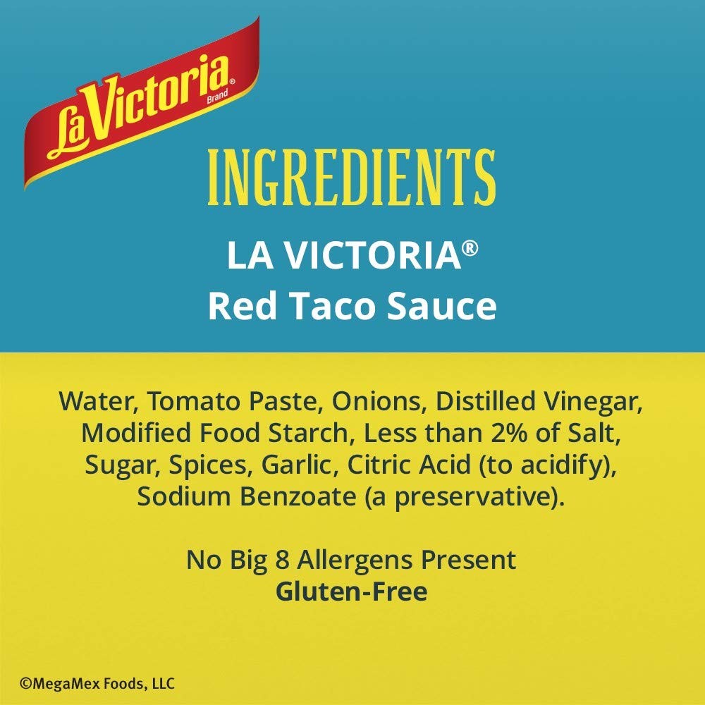 La Victoria Red Taco Sauce, Mild, 15 Ounce
