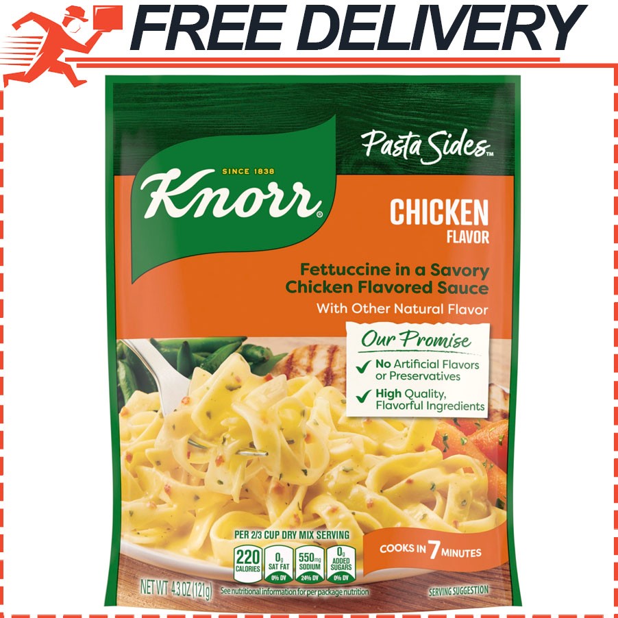 Knorr Pasta Sides Chicken Fettuccine For Delicious Quick Pasta Side Dishes 4.3oz