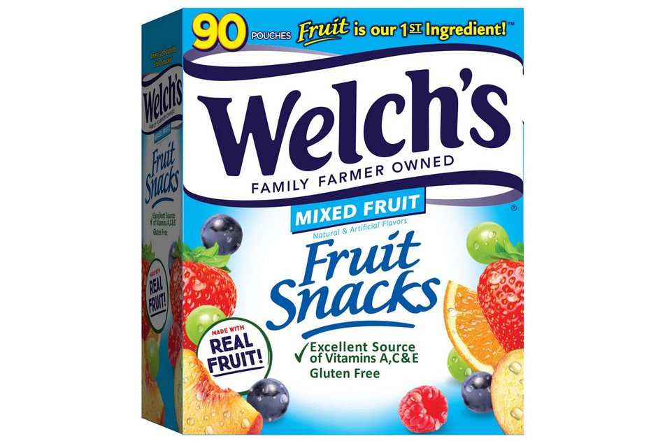 Welch’s Fruit Snacks Mixed Fruit 0.8 oz 90 Ct Pack Lunchbox Treat