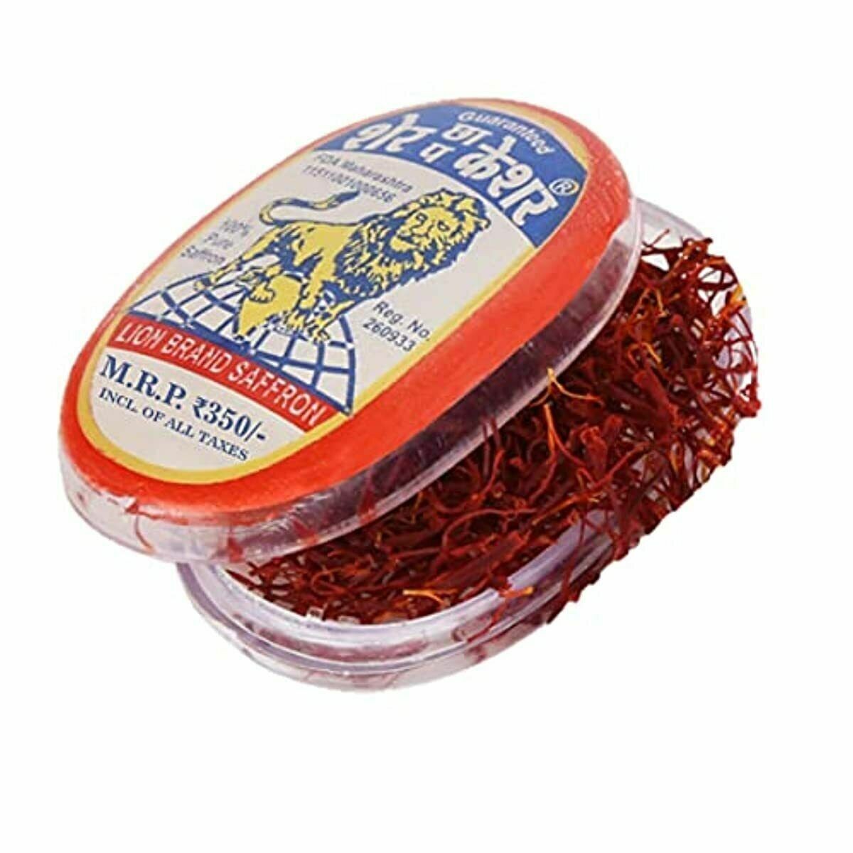 Lion Saffron, Pure Kashmir Lacha Saffron/ Kesar/ Keshar Great Value Pack